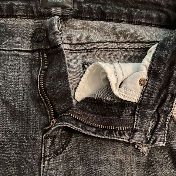 Mother Denim Undone Hem Looker Ankle Distressed Jeans Womens Size 26 - Picture 12 of 12